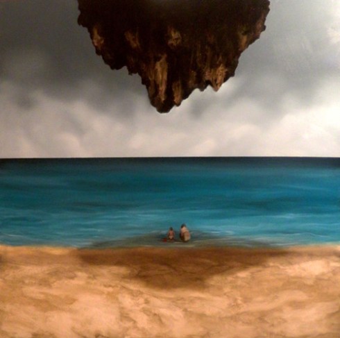 Giuliano Sale 2013 olio su tela 100x100 cm -Can't Lose You-