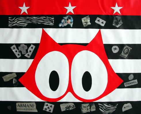 2005 american mask-red