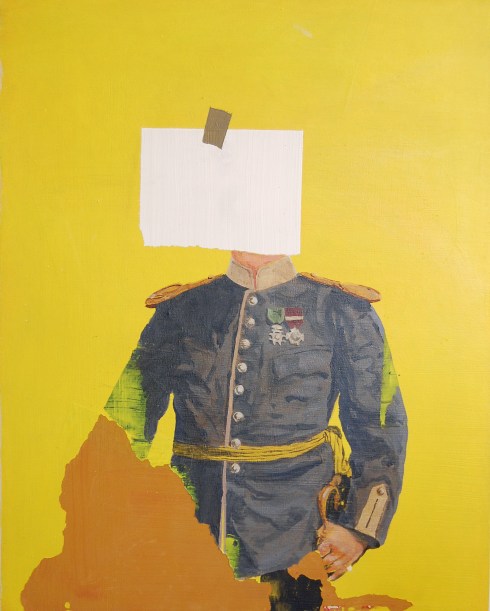 Paolo De Biasi, Ephemeral Painting 5, acrilico su tela, 50x40 cm., 2012