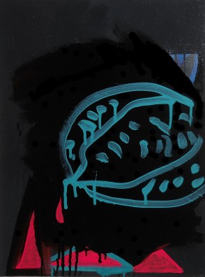 senza titolo 2012 smalto su tela 40x50