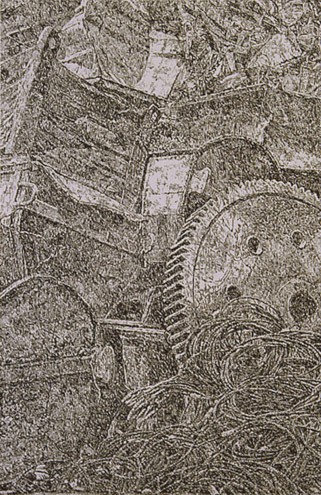 Senza titolo, 2006 pastello su carta Arches, 120 x 80 cm