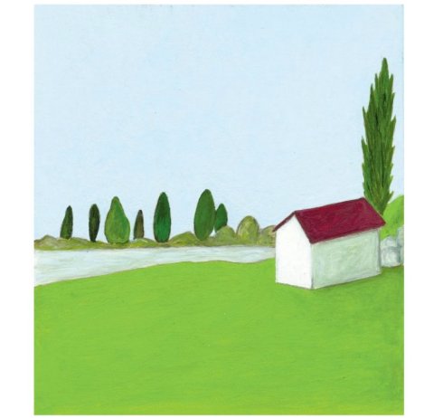 Enzo Forese, Senza titolo, olio su carta, 2008.