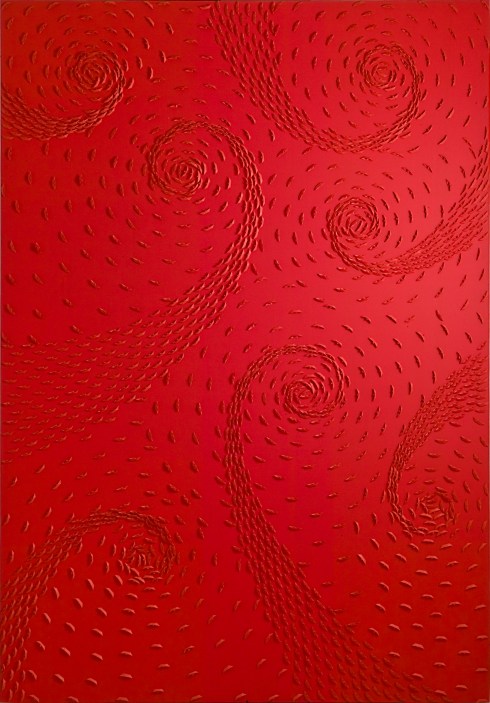 4-Riccardo Gusmaroli, Vortice rosso, 200x140,