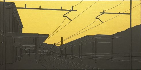 Massimo-Dalla-Pola,-04.08.1974-(Italicus),-2013,-acrilico-su-tela,-40x80cm