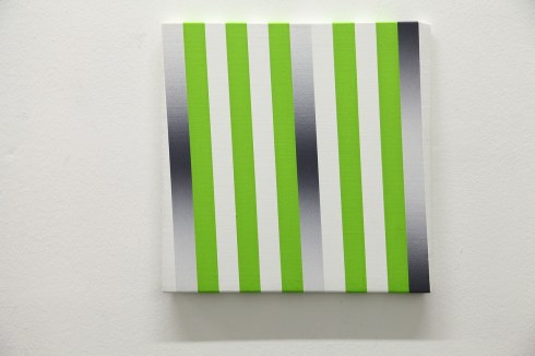 Giuliano Barbanti, Ritmo verdeluce SS:gc, 35x35 cm., 1990.