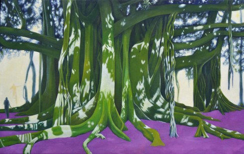 Carlo Cofano, L'Attesa, olio e acrilico su tela, 70x110 cm., 2013