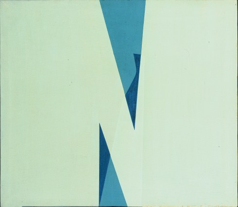Acrilico 1, 1970, cm 35x40, acrilico su tela
