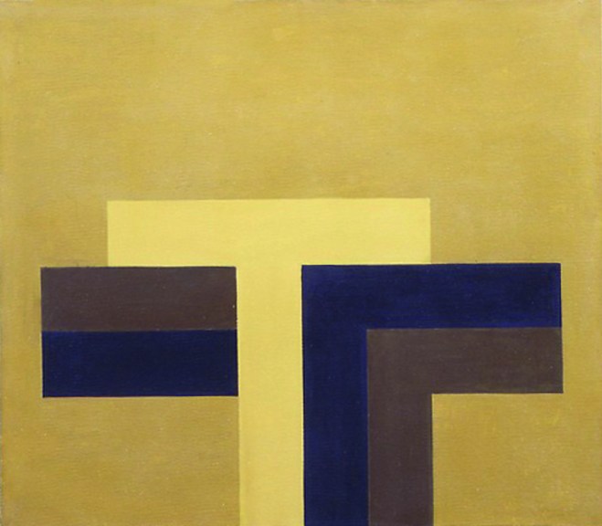 Acrilico 2, 1970, cm 35x40, acrilico su tela