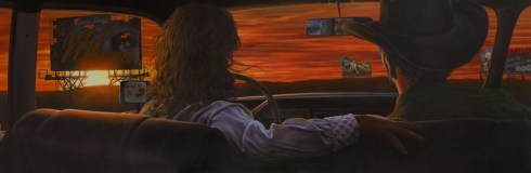 Eric White, Coming soon, 2014, olio su tela.