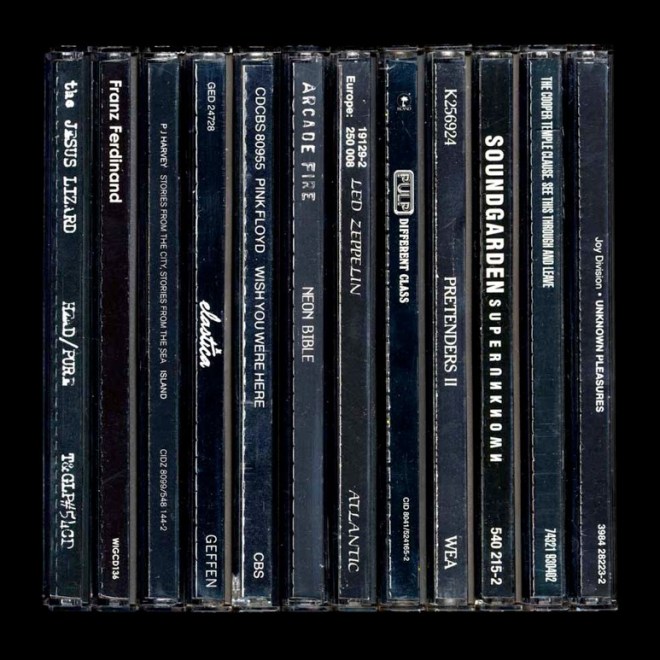 U R WHAT U LISTEN 2, (black spines), 2010, digital print on d-bond, cm 120 x 120