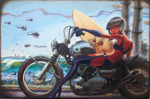 Damian Fulton, Prodigal Daughter, 2013, oil on canvas, 61x91 cm