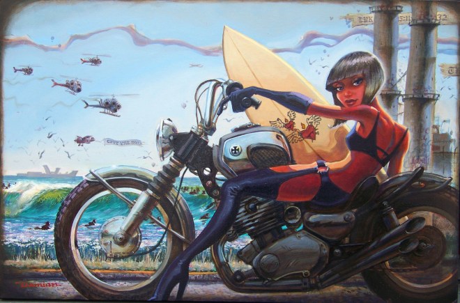 Damian Fulton, Prodigal Daughter, 2013, oil on canvas, 61x91 cm