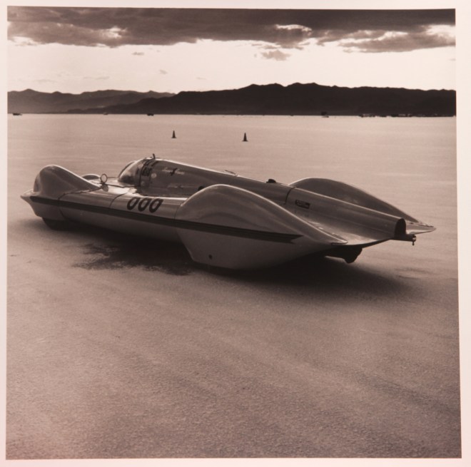 David Perry, 666 Steamliner - Bonneville Salt Flats, Utah toned silver gelatin print, 28x35,5 cm