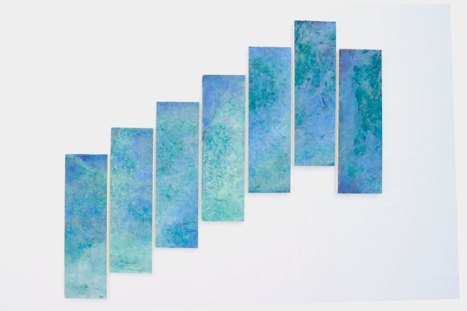 Sweet drowning, olio, acrilico, resina, gesso su Polistirolo, 130x115cm, 2014