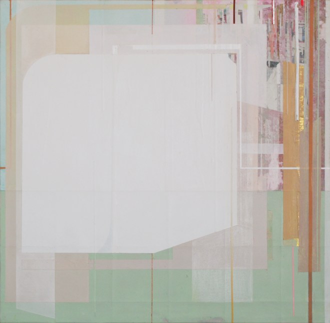 Viviana Valla, Bi-polar, 2014, tec.mista su tela, 30x30cm