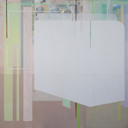 Viviana Valla, Cold breeze, 2014, tecnica mista su tela, 30x30cm