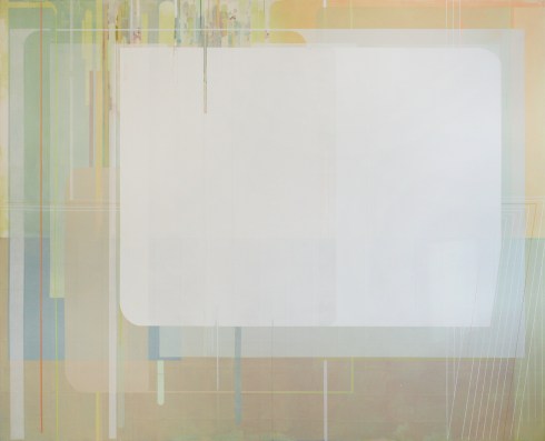 Viviana Valla, This is th where, 2014, Tecnica mista su tela, 130x160cm