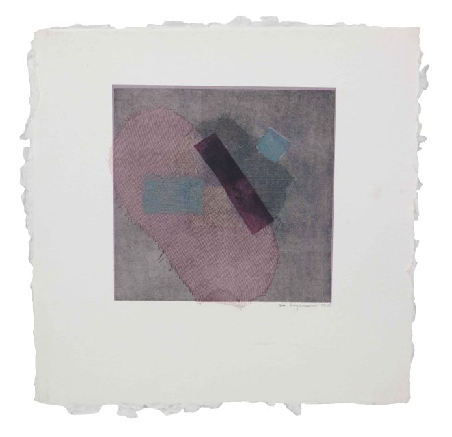 Domenica Regazzoni, Monoprint n.11, 2010, 42x42 cm.
