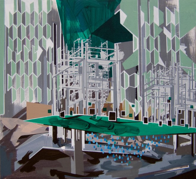 Aria di Expo, acrilico su tela, 100x130 cm., 2015