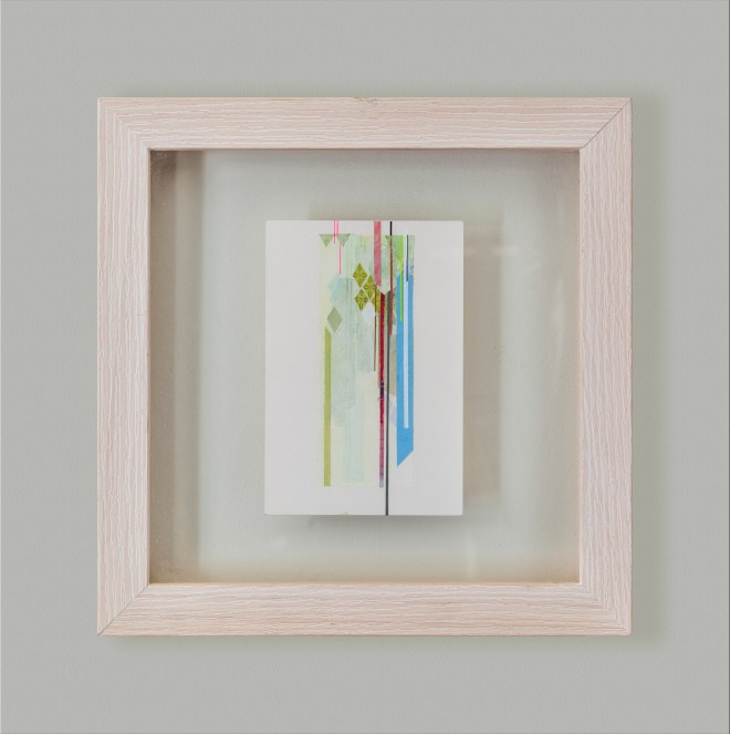 Untitled#1, 2014, tecnica mista su carta, 10,5x15,5cm