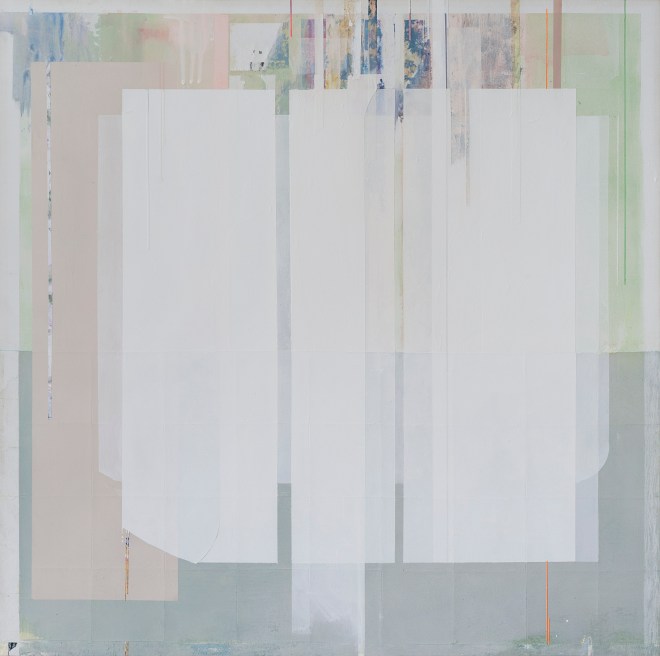 Ancient breath,2015, tecnica mista su tela, 70x70cm