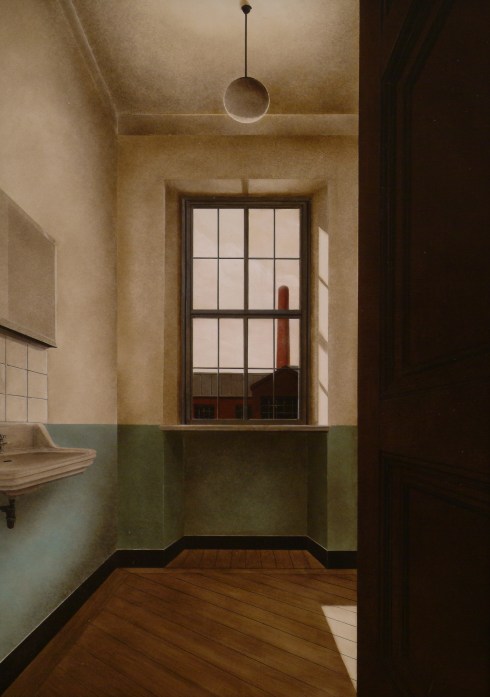 A. Cantafora, Avec le temps II, 2006, 2006, vinilico e olio su tavola, cm 70x50