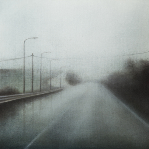 Samantha Torrisi_Di ritorno, 2016_Olio su tela, cm 33x33