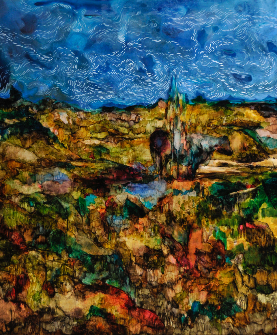 animale II - 84x70 bovarismo